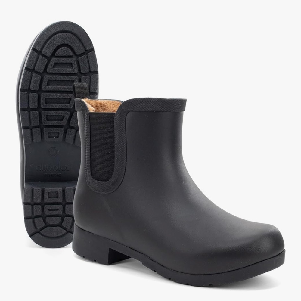 Chooka Black Ankle Rain Boots